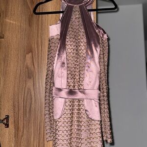 Elegant violet dress